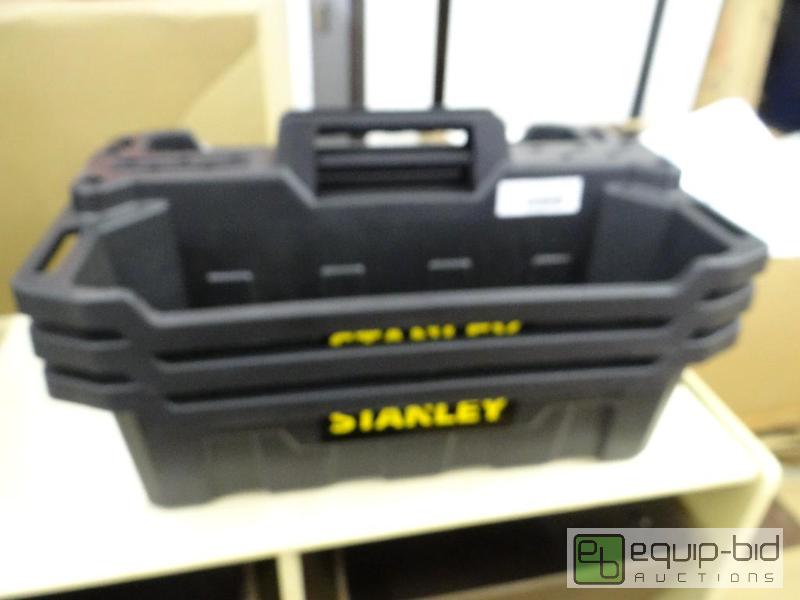 lot 198 image: Lot of 3 new Stanley tool caddys....