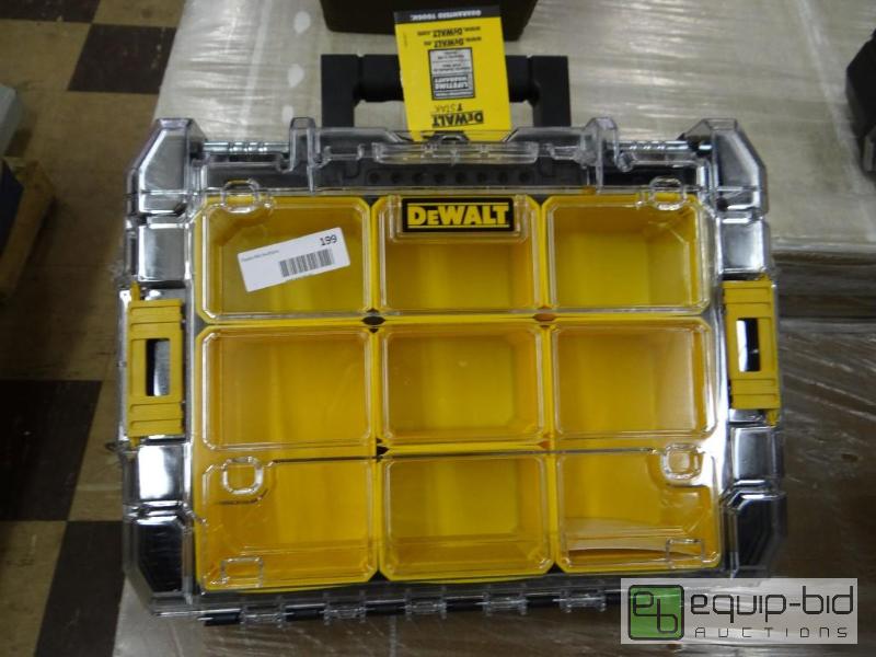 lot 199 image: New Dewalt&nbsplocking tool case with handle...