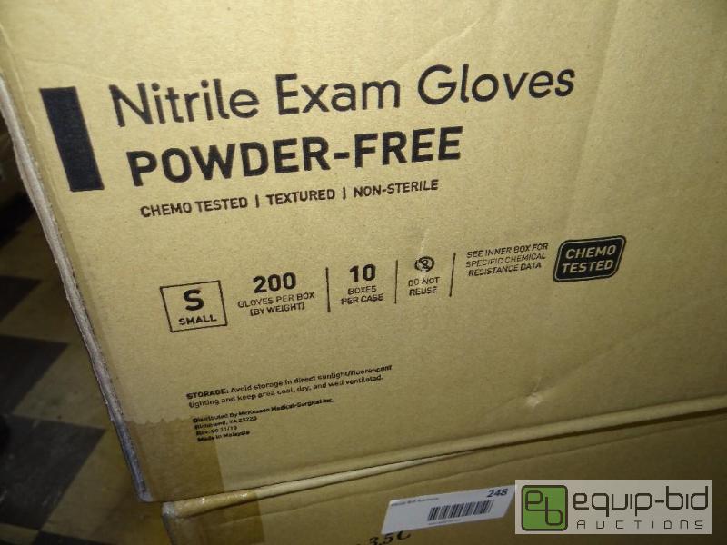 lot 247 image: Case of 10 boxes of confiderm 3.8 Nitrile exa...