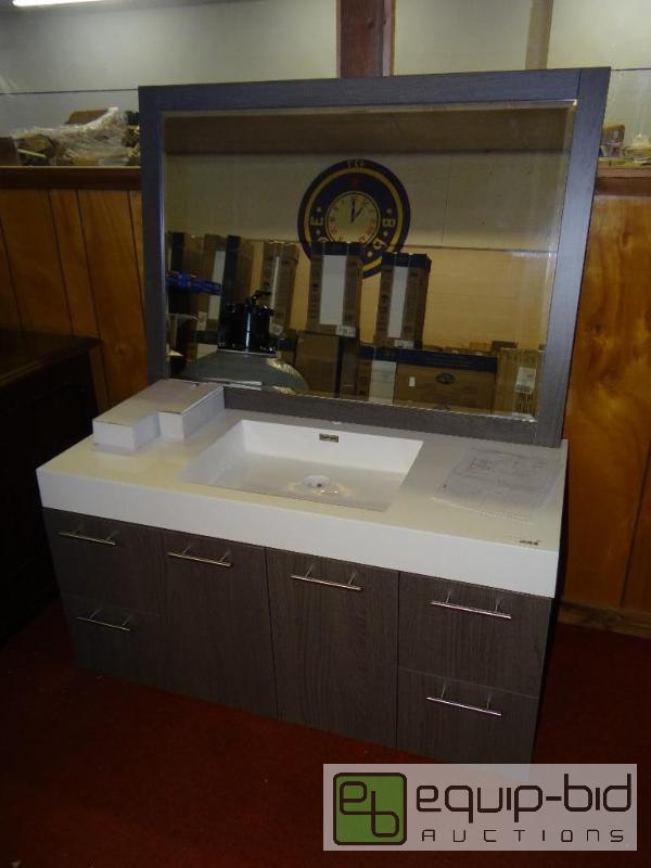 lot 254 image: Wyndham collection bathroom vanity set.  New ...