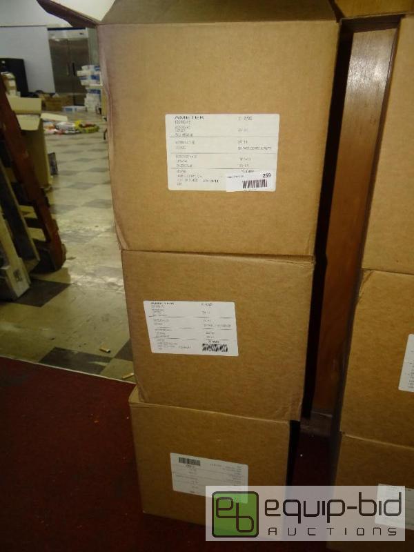 lot 259 image: Lot of 3 new in box 2 stage motor-vac....