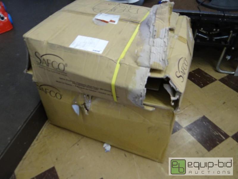 lot 313 image: Lot of 2 office chairs in boxes. Unknown if c...