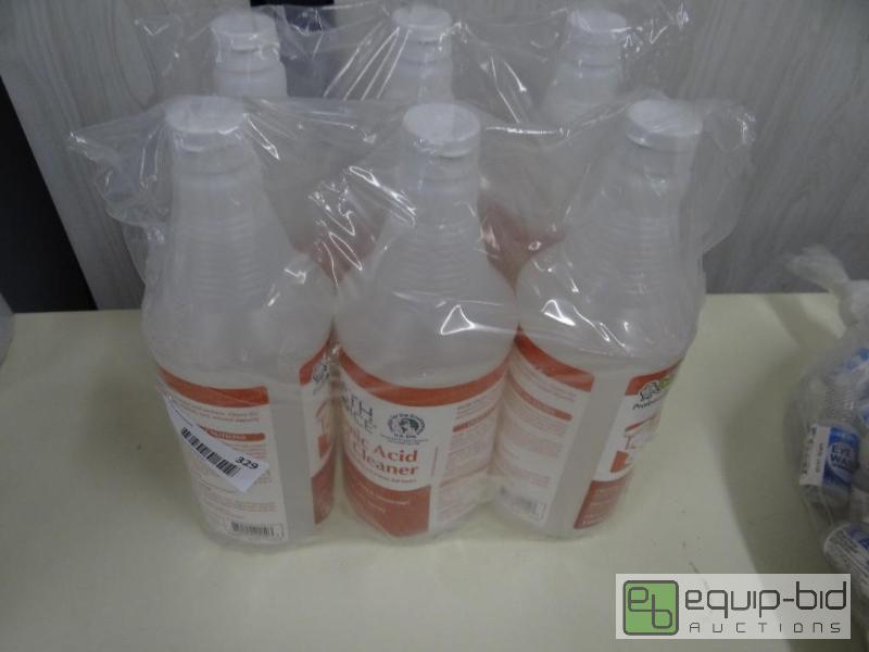 lot 329 image: 6 bottles of organic bowl cleaner....