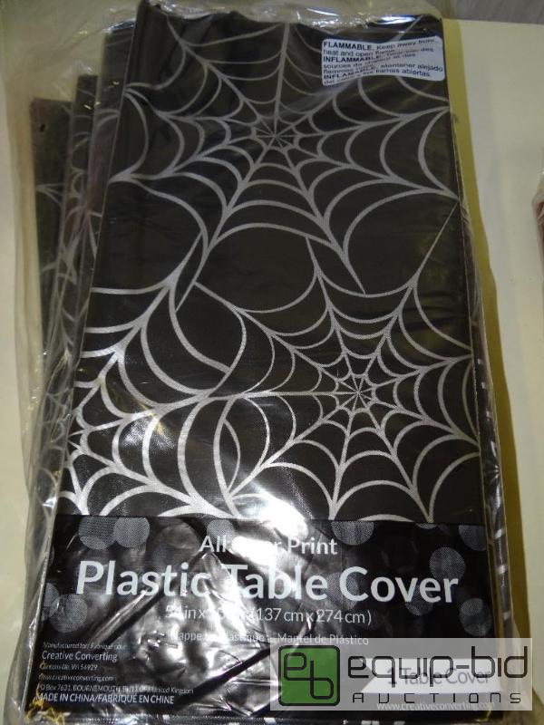 lot 331 image: Lot of 12 new 54&quot x 102&quot plastic ta...