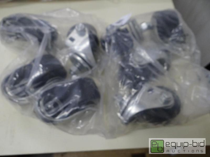 lot 341 image: Lot of 8 new caster wheels....