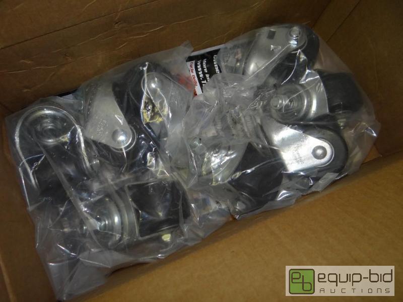 lot 342 image: Lot of 8 new caster wheels....
