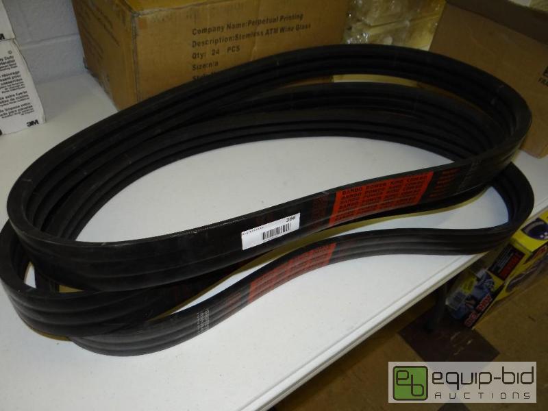 lot 366 image: 3 new rubber machine belts. Marked B-67...