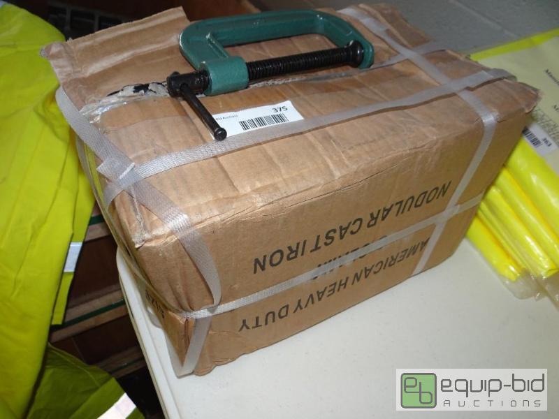 lot 375 image: Case of 40 new 4&quot C-clamps....