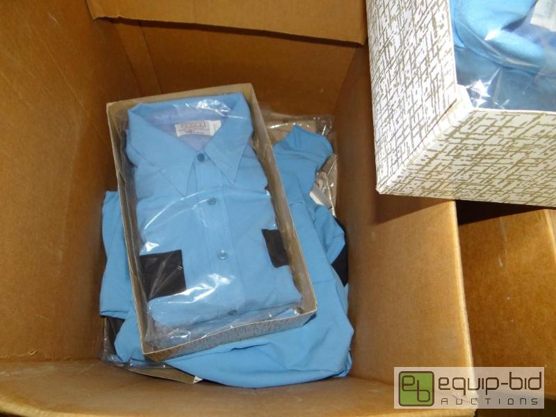 lot 386 image: Partial case of Police or Security uniform sh...