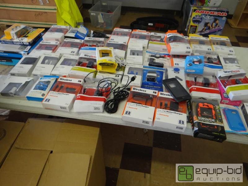 lot 453 image: Lot of approx. 60 chargers, cords.  Untested....