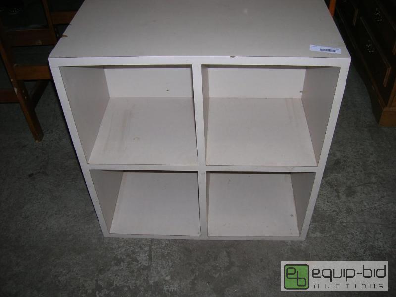 lot 635 image: Heavy Solid Shoe Holder  Bookcase