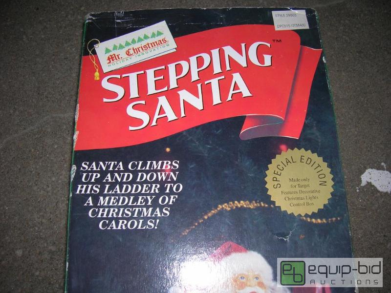 vintage mr christmas holiday innovations quot stepping santa vintage mr christmas holiday innovations quot stepping santa