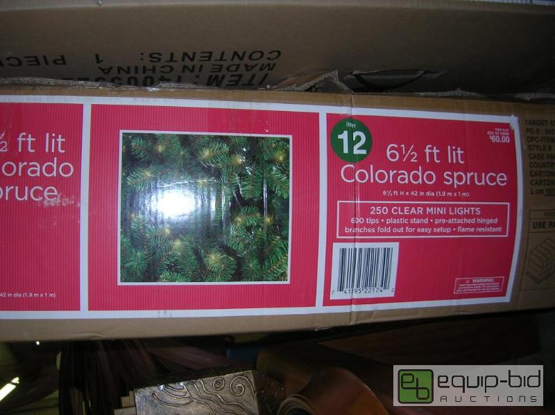 lot 801 image: 6.5 Ft Colorado Spruce Artificial Christmas Tree