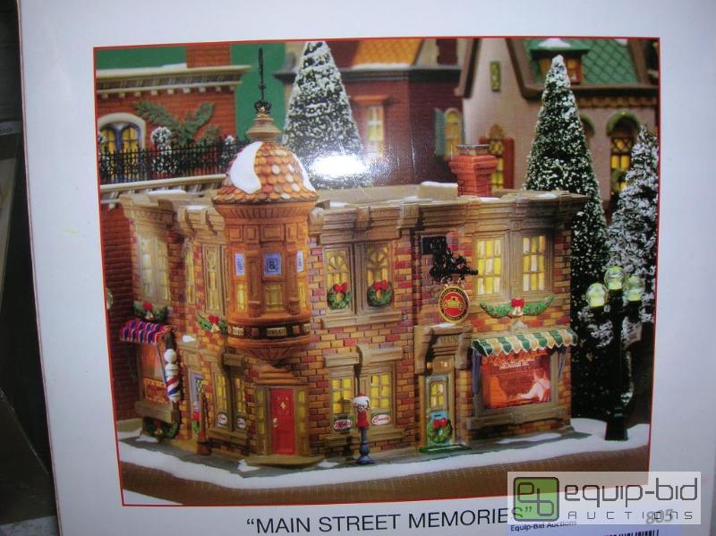 lot 805 image: Department 56 Profiles Main Street Memories State Farm Christmas Building