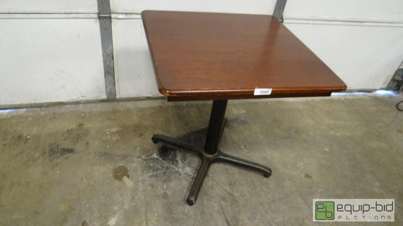 lot 256B image: 30 Square Heavy Oak Top Table