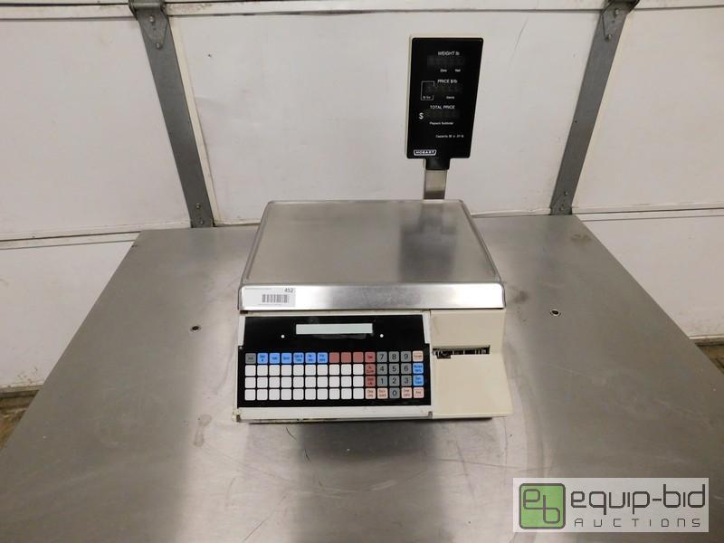 lot 452 image: Hobart 30lb Digital Scale With Printer