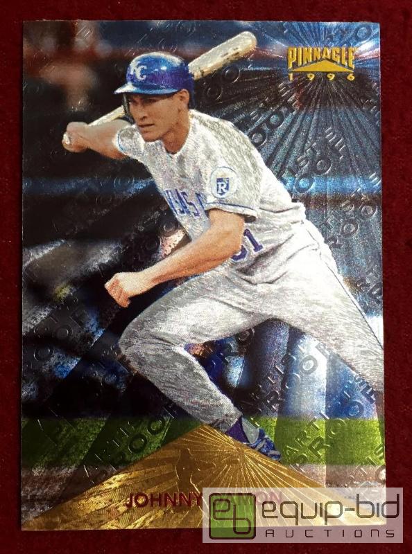 lot 1050 image: JOHNNY DAMON 1996 Pinnacle STARBURST ARTISTS PROOF Parallel Kansas City Royals ONLY 25 EVER MADE