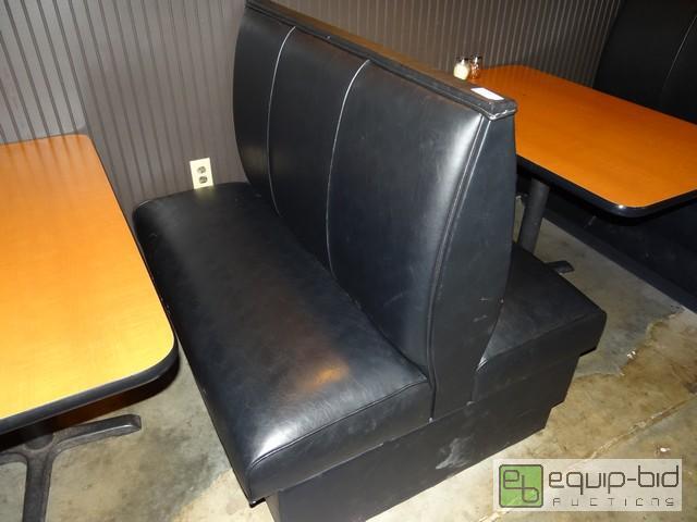 lot 532 image: Double Black Vinyl Booth