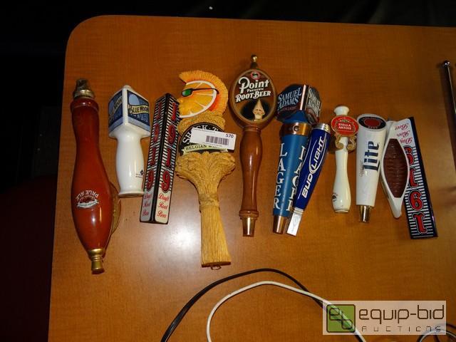 lot 570 image: Lot Of (11) Different Brand Beer Taps