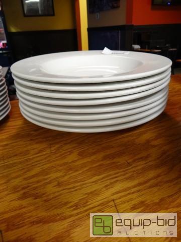 lot 598 image: (8) 12Inch Diameter Ceramic Pasta Bowls