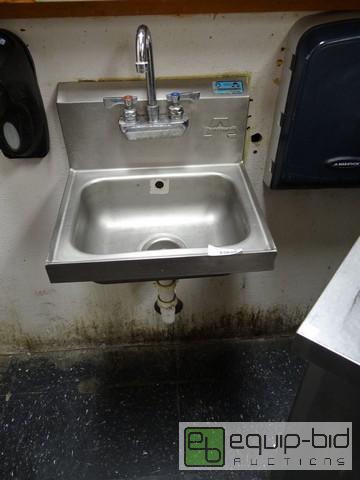 lot 605 image: Advance Tabco Stainless Steel Hand Sink