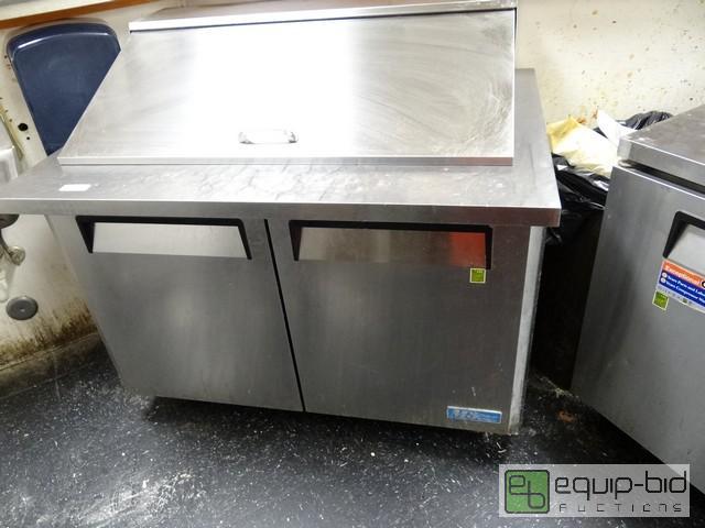 lot 606 image: Turbo Air 48Inch Mega Top Prep Table