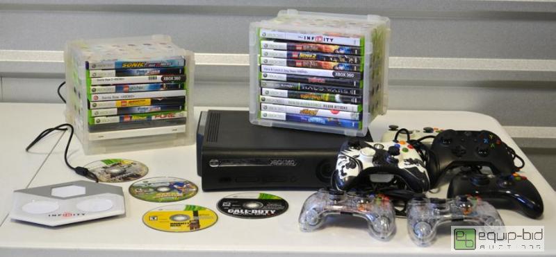 lot 2028 image: XBOX 360 with 26 games