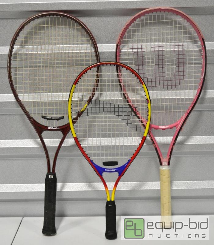 lot 2054 image: 3 Tennis Rackets