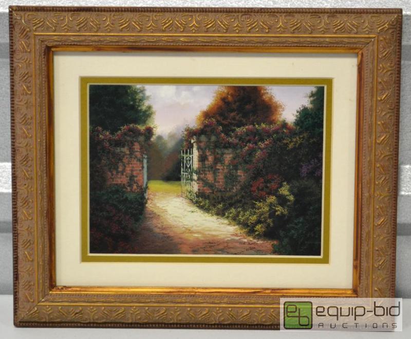 lot 2087 image: Framed Print - Open Gate by Birmingham