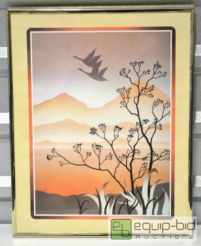 lot 2088 image: Framed print by J. C. Wood