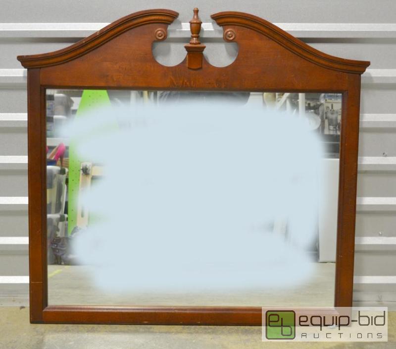 lot 5010 image: Cherry Wood Mirror