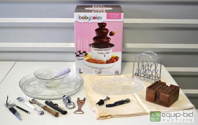 lot 5084 image: BabyCakes Chocolate Fountain and other Party Items
