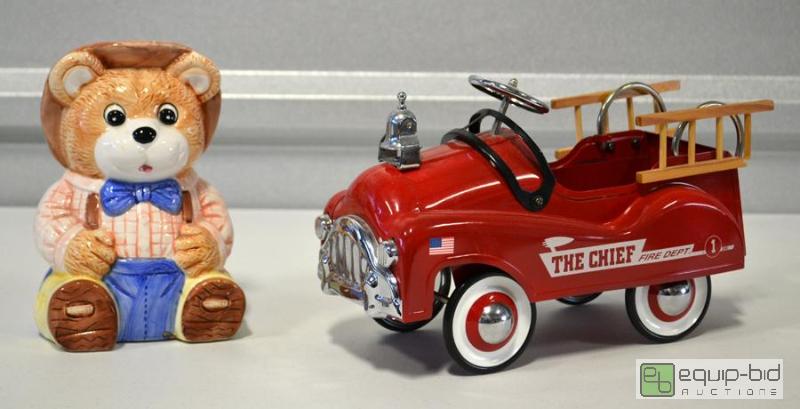 lot 6032 image: Fire Truck and Bear Bank