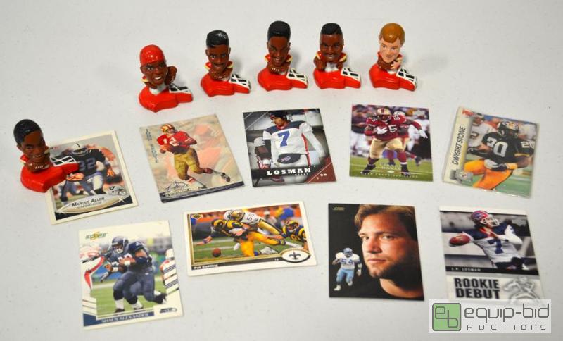 lot 6038 image: Football Figures and Cards