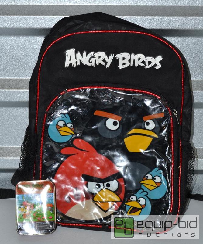 lot 6044 image: Angry Birds Backpack