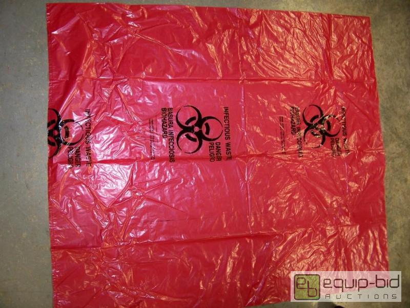 lot 1088 image: 196 red trash bags
