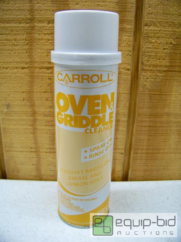 lot 1110 image: Case of 12 Cans Carroll Oven and Griddle Cleaner