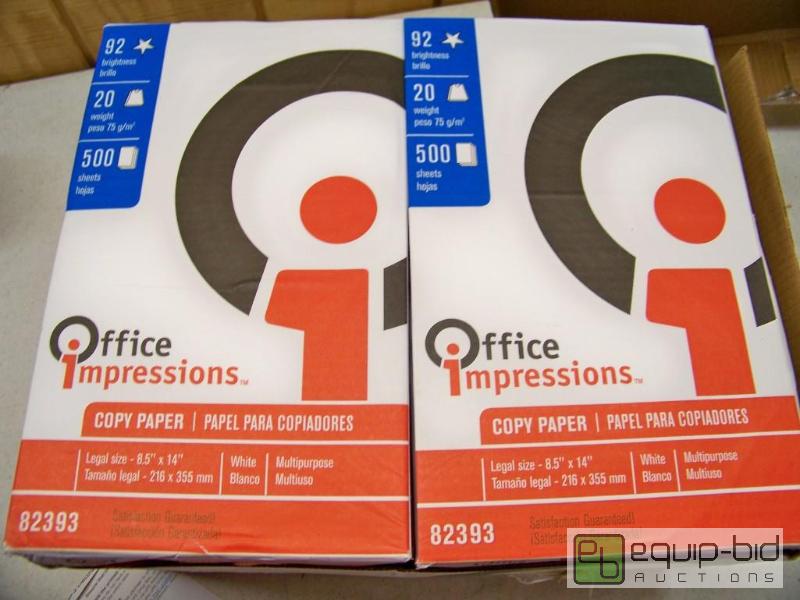 lot 1174 image: 10 Reams Office Impressions Copy Paper