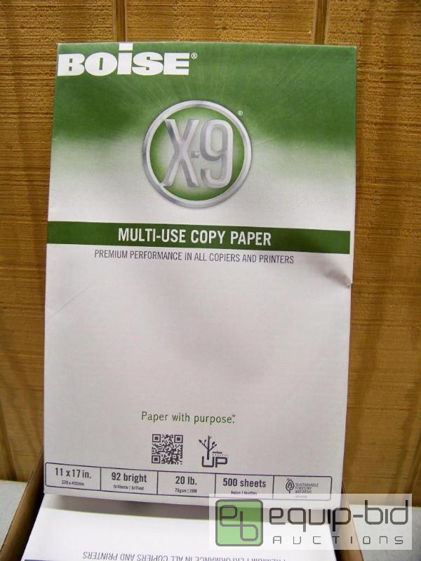lot 1175 image: 5 Reams Boise X-9 Copy Paper