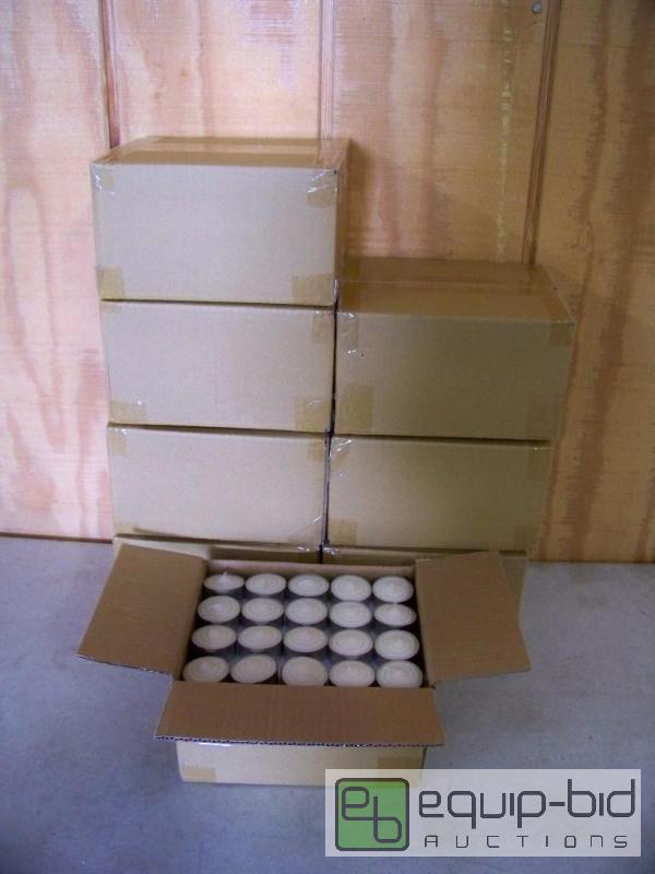 lot 1203 image: 8 Boxes of 100 unscented tealight candles