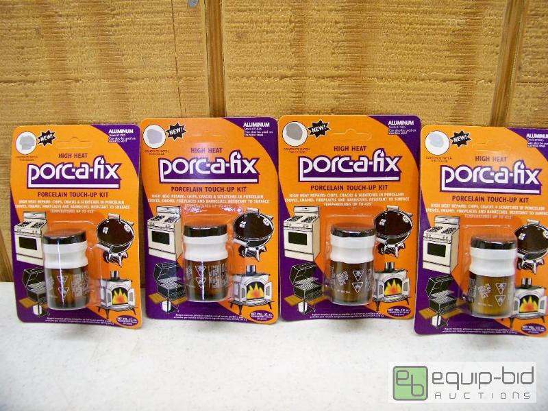 lot 1212 image: 72 Jars of High Heat Porc-a-fix Aluminum