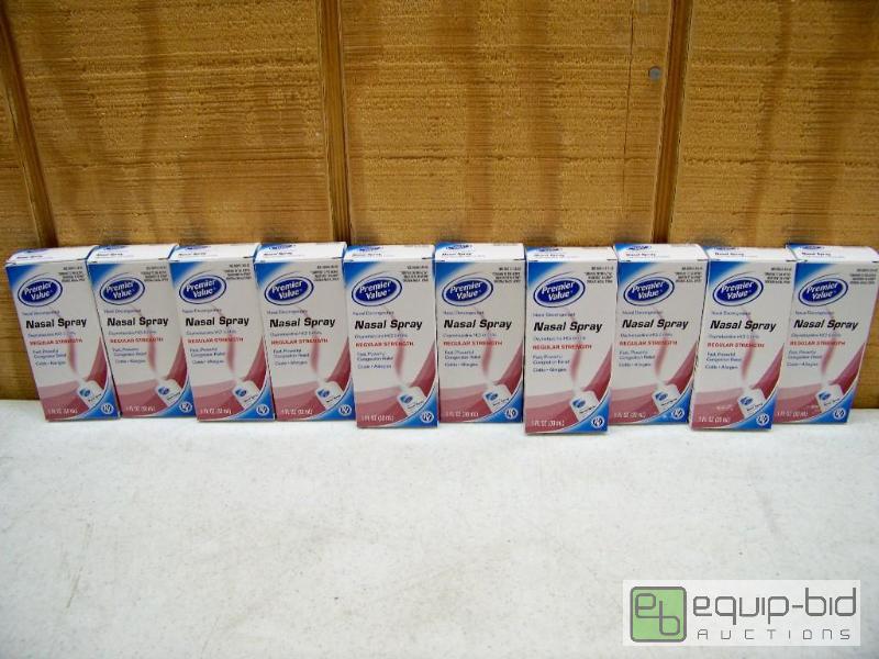 lot 1275 image: 10 Bottles Premier Value Regular Strength Nasal Spray