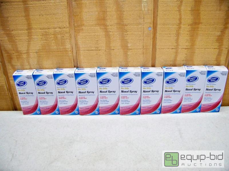 lot 1278 image: 10 Bottles Premier Value No Drip Nasal Spray