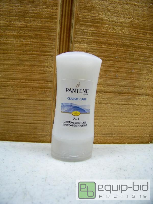 lot 1286 image: 140 Travel Size bottles Pantene  Classic Care 2 in 1