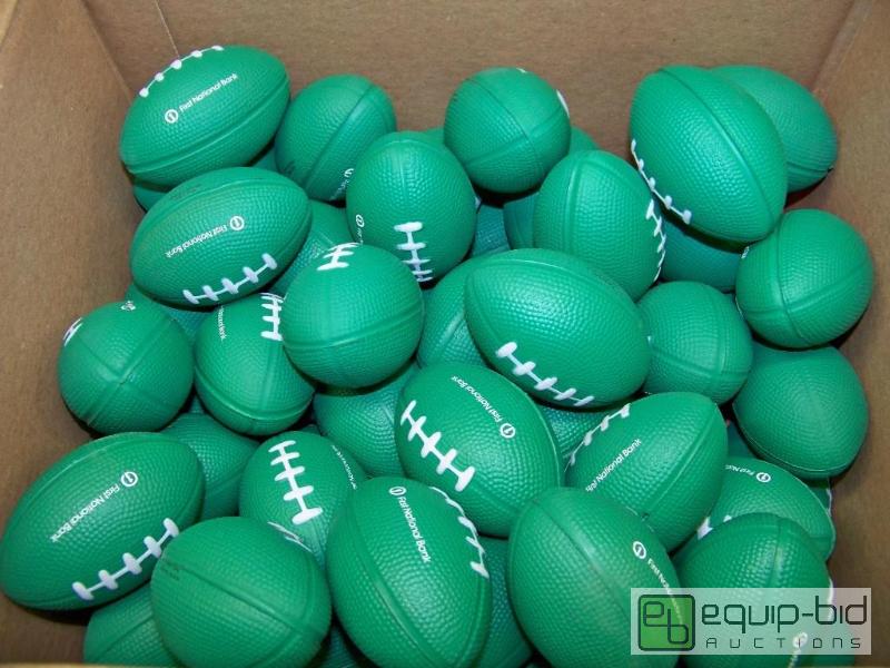 lot 1288 image: 57 Mini Nerf type footballs