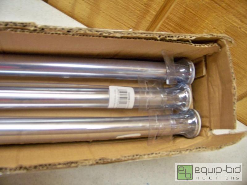 lot 1291 image: Case of 6 Aluminum Shower Rods