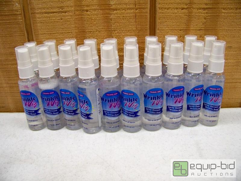 lot 1332 image: 20 Travel Size Bottles Lewis & Clark Wrinkle Wiz