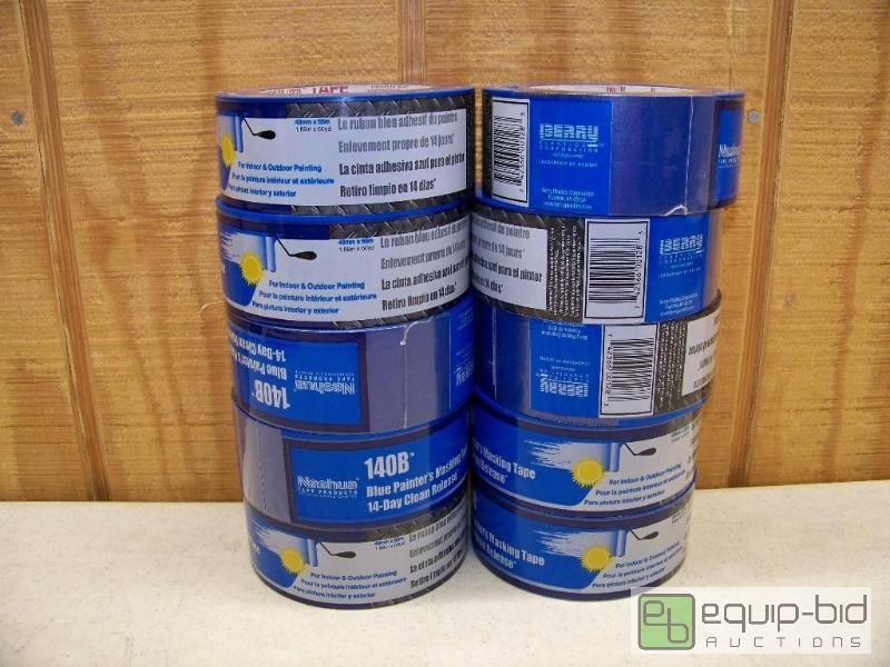 lot 1368 image: 10 Rolls Nashua 140B Blue Painters Tape