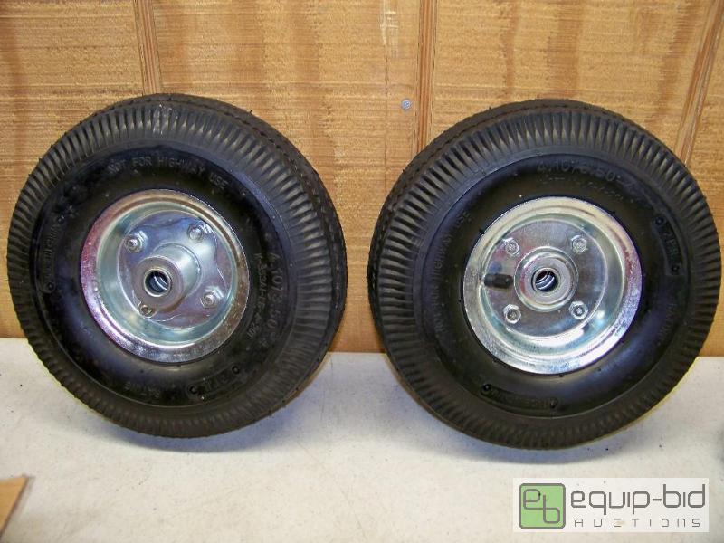 lot 1389 image: Pair Hand Truck Dolly Tires