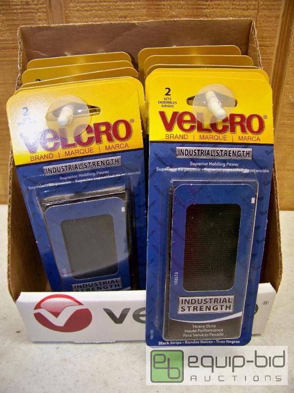 lot 1392 image: 12 Packages of 2 Industrial Strength Velcro